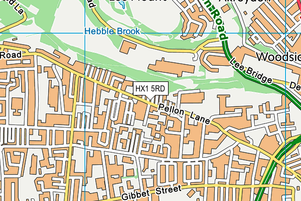 HX1 5RD map - OS VectorMap District (Ordnance Survey)