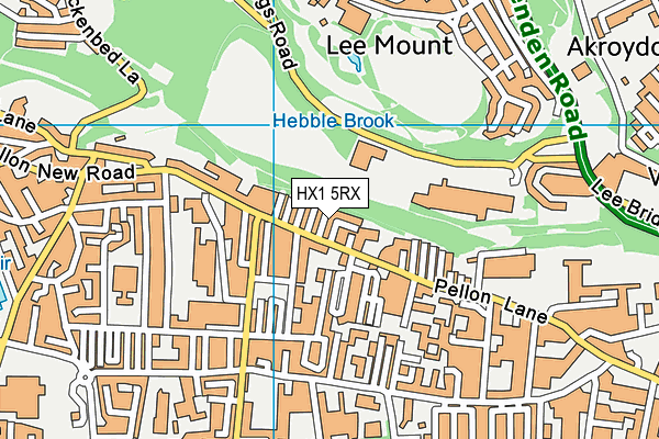 HX1 5RX map - OS VectorMap District (Ordnance Survey)