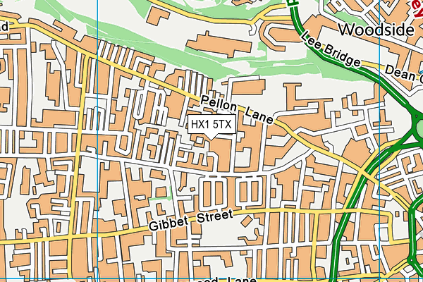 HX1 5TX map - OS VectorMap District (Ordnance Survey)