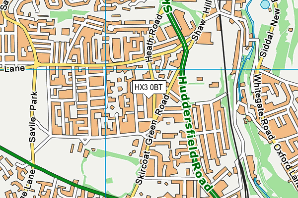 Map of ROGERSON (YARNS) LIMITED at district scale