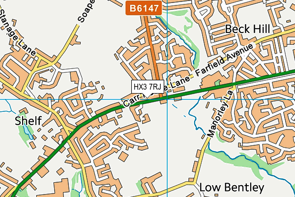 Map of ORIGINAL TERRYS LIMITED at district scale