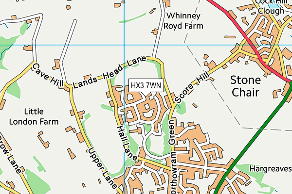 Map of THE SPINAL SANCTUARY LTD at district scale