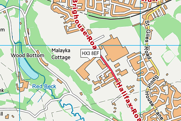 Map of DYSON MANUFACTURING LIMITED at district scale