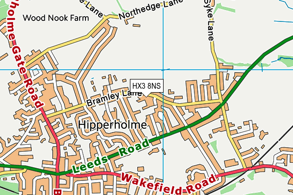 Map of HOLLYBANK (LIGHTCLIFFE) LIMITED at district scale