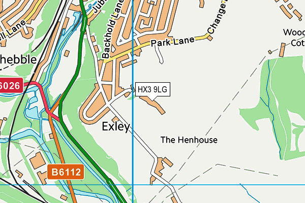 Park Lane Learning Trust map (HX3 9LG) - OS VectorMap District (Ordnance Survey)