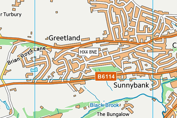 Map of SUNNYBANK COURT MAINTENANCE LIMITED at district scale