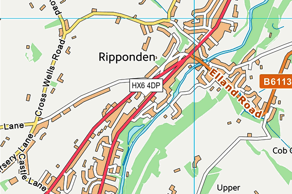 Map of THE GLASS SLIPPER (RIPPONDEN) LTD at district scale