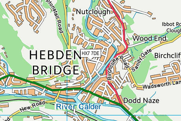 Map Of Hebden Bridge Area Hx7 7De Maps, Stats, And Open Data