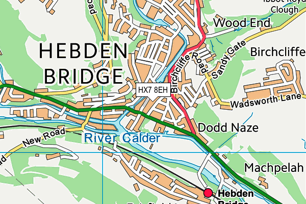 Map of THE VAULT (HEBDEN) LTD at district scale