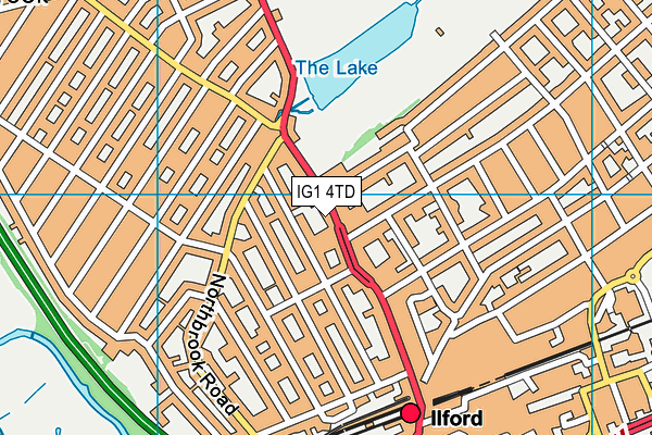 Map of EAST 7 LTD at district scale