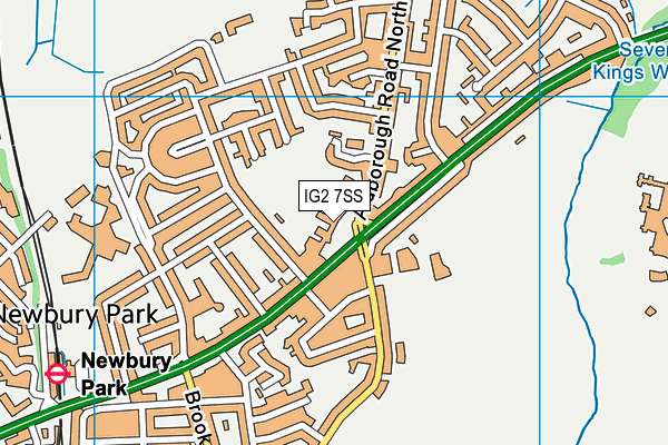 William Torbitt Primary School map (IG2 7SS) - OS VectorMap District (Ordnance Survey)