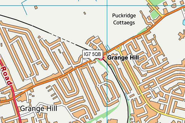Map of CHIGWELL STAR LEE LTD at district scale