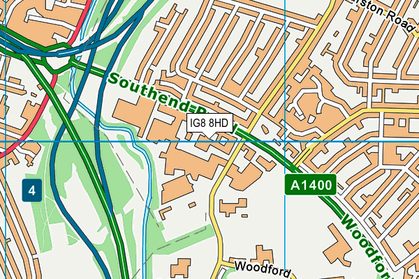 Map of 7 CASTLEWOOD ROAD LTD at district scale