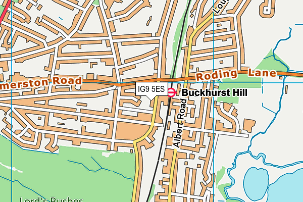 Map of HBC FLORENCE WALK LTD at district scale