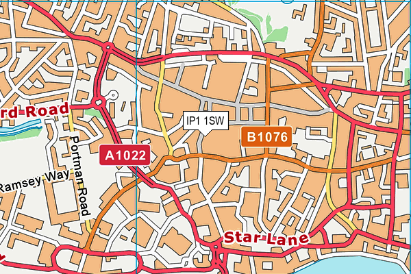 Map of ANGLIA REGISTRARS LTD at district scale