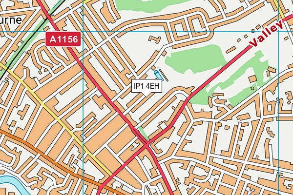 IP1 4EH map - OS VectorMap District (Ordnance Survey)
