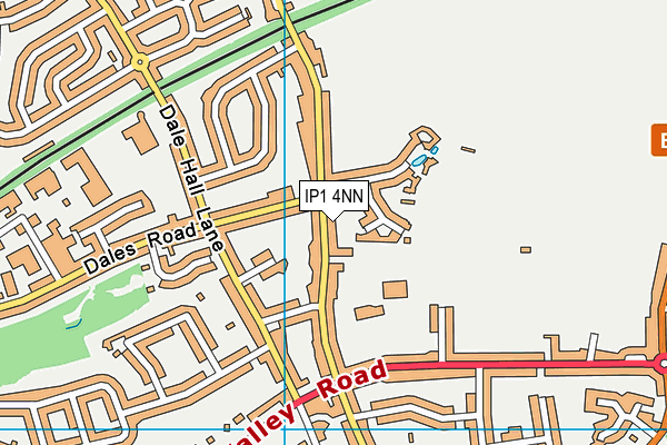 IP1 4NN map - OS VectorMap District (Ordnance Survey)