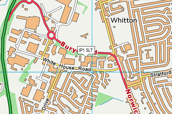 Map of BRISTOL AMES PLANT (EAST ANGLIA) LIMITED at district scale