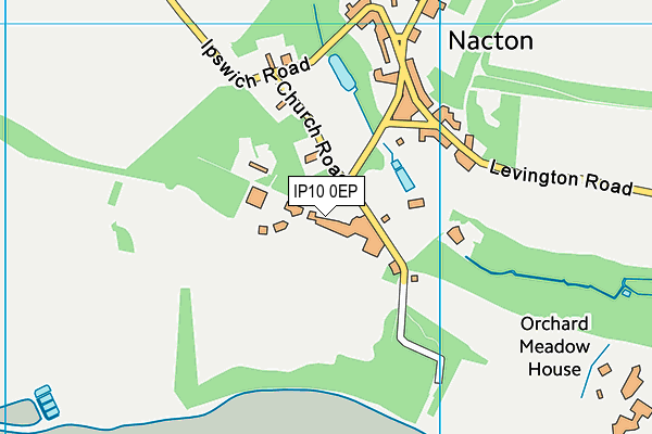 Orwell Park School map (IP10 0EP) - OS VectorMap District (Ordnance Survey)