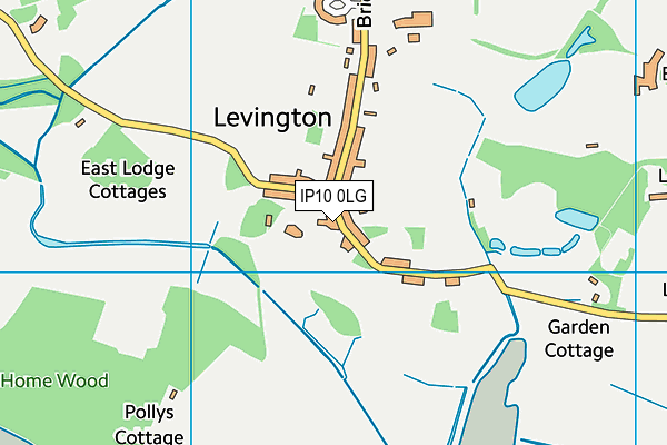 IP10 0LG map - OS VectorMap District (Ordnance Survey)