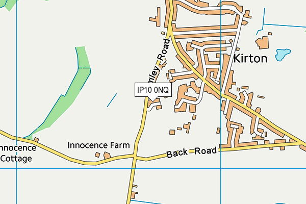 IP10 0NQ map - OS VectorMap District (Ordnance Survey)
