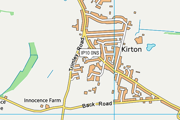 IP10 0NS map - OS VectorMap District (Ordnance Survey)