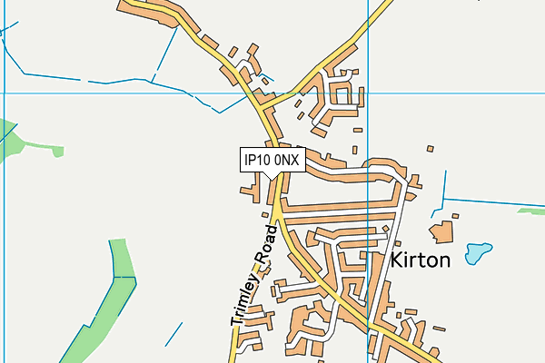 IP10 0NX map - OS VectorMap District (Ordnance Survey)