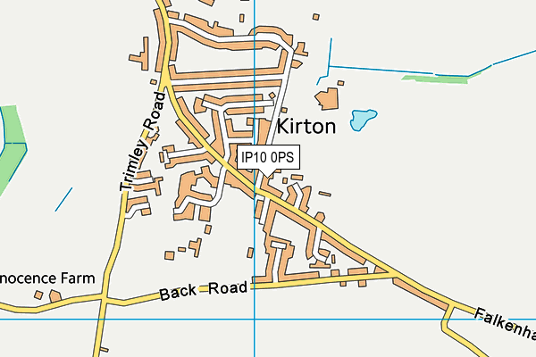 IP10 0PS map - OS VectorMap District (Ordnance Survey)