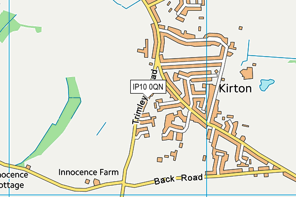 IP10 0QN map - OS VectorMap District (Ordnance Survey)