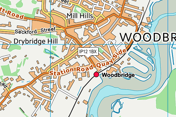 Map of MJU WOODBRIDGE LTD at district scale