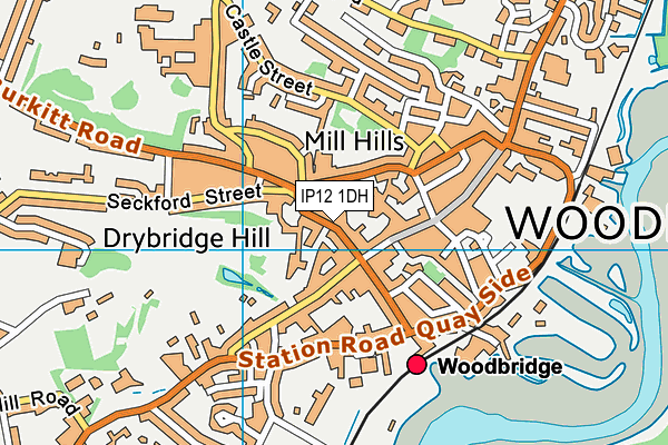 Map of WOODBRIDGE TRADING COMPANY LTD at district scale
