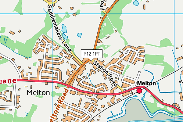 Map of MELTON FISH BAR LIMITED at district scale
