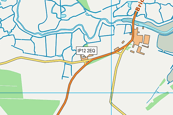IP12 2EQ map - OS VectorMap District (Ordnance Survey)