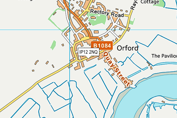IP12 2NQ map - OS VectorMap District (Ordnance Survey)