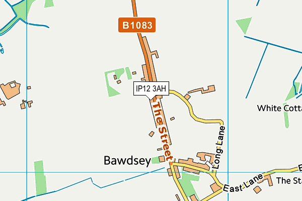 Bawdsey Recreation Ground map (IP12 3AH) - OS VectorMap District (Ordnance Survey)