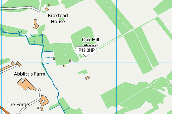 IP12 3HP map - OS VectorMap District (Ordnance Survey)