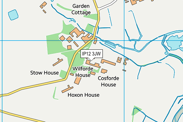 Hmp Hollesley Bay Colony map (IP12 3JW) - OS VectorMap District (Ordnance Survey)