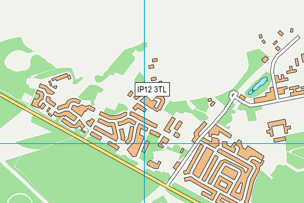 IP12 3TL map - OS VectorMap District (Ordnance Survey)