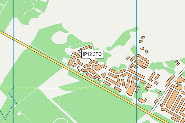 IP12 3TQ map - OS VectorMap District (Ordnance Survey)