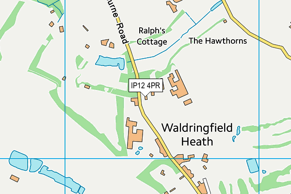 Map of WALDRINGFIELD GOLF AND LEISURE LIMITED at district scale