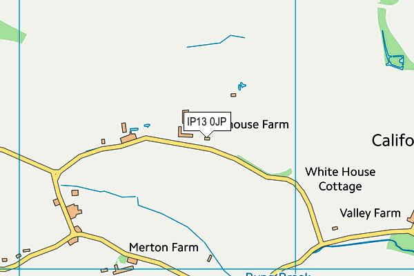 IP13 0JP map - OS VectorMap District (Ordnance Survey)