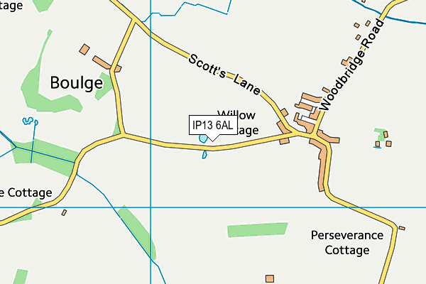 IP13 6AL map - OS VectorMap District (Ordnance Survey)