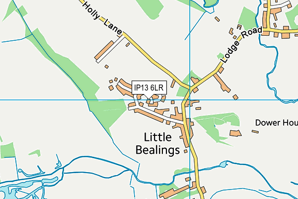 IP13 6LR map - OS VectorMap District (Ordnance Survey)