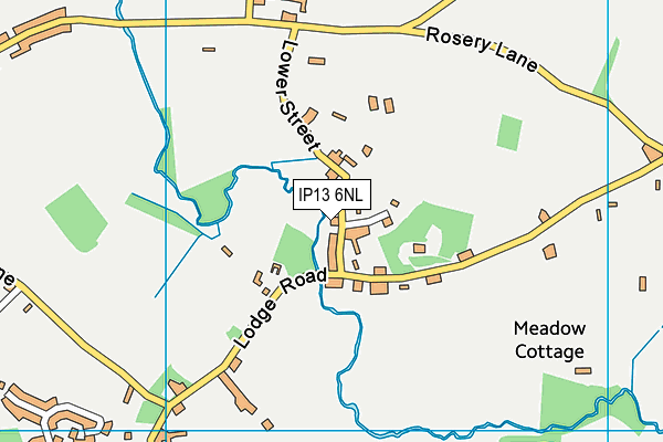 IP13 6NL map - OS VectorMap District (Ordnance Survey)