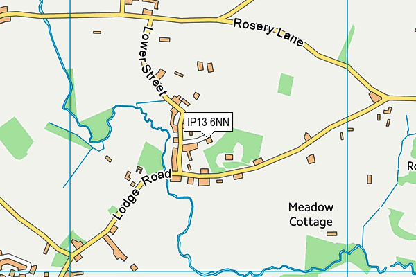 IP13 6NN map - OS VectorMap District (Ordnance Survey)