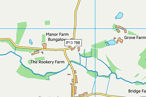 IP13 7BB map - OS VectorMap District (Ordnance Survey)