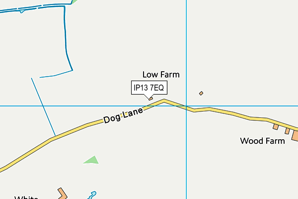 IP13 7EQ map - OS VectorMap District (Ordnance Survey)