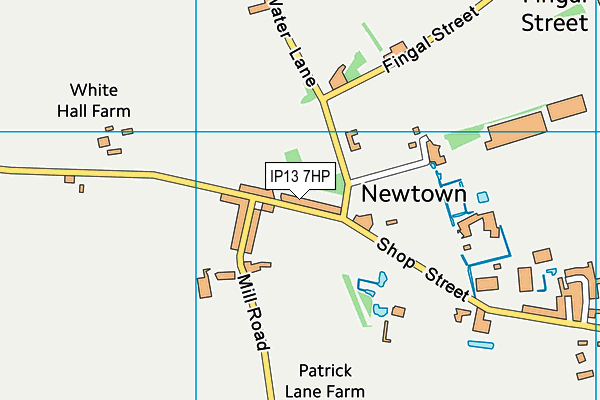 IP13 7HP map - OS VectorMap District (Ordnance Survey)