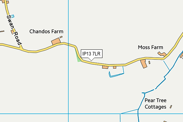 IP13 7LR map - OS VectorMap District (Ordnance Survey)