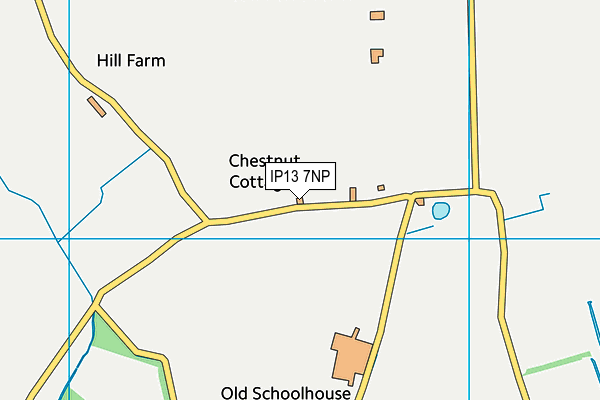 IP13 7NP map - OS VectorMap District (Ordnance Survey)